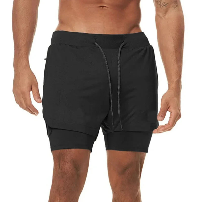 Camo Running Shorts Men Gym Sports Shorts 2 In 1 Quick Dry Workout Training Gym Fitness Jogging Short Pants Summer Men Shorts Econic Blanks