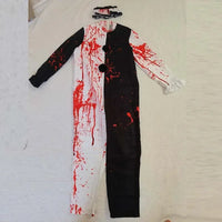 Men Halloween Costumes Art The Clown Cosplay Costume Movie Terrifierr 2 Bloody Jumpsuit Male Jumpsuit Horror Outfits Quick Pick Grocers
