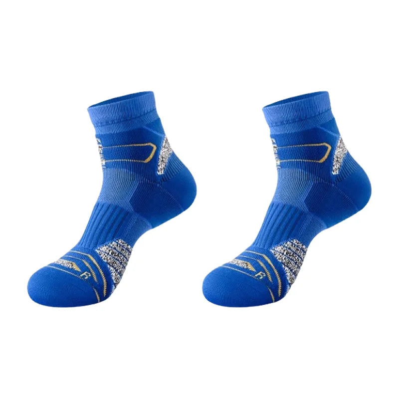 Professional Marathon Running Socks Men Thick Towel Bottom Sports Cycling Basketball Socks Odor Prevention Sweat Absorption Quick Pick Grocers