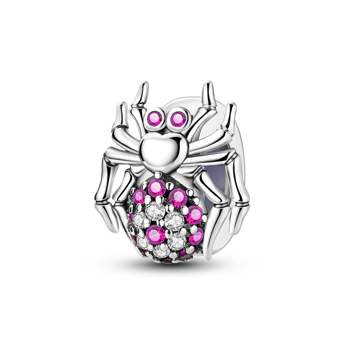 100% 925 Sterling Silver Rainbow Zircon Colorful Butterfly Dragon Shaped Silicone Stopper Charms Beads Fit DIY Bracelets Jewelry Econic Blanks