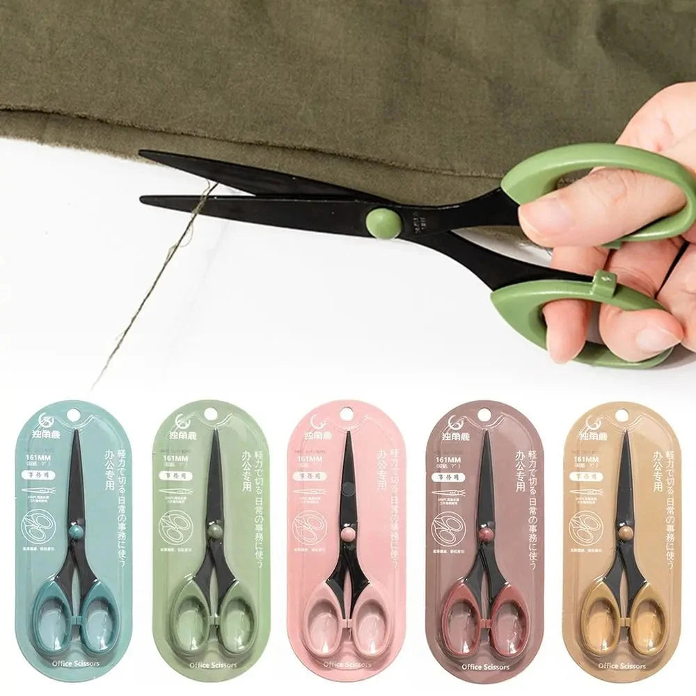 Color Scissor Stainless Steel Blade Safe Design Paper Cutting Scissors for Fine Art Diary Album Craft Office School Supplies Econic Blanks