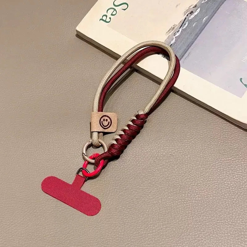 Mobile Phone Lanyard Luxury Braided Wrist Mobile Phone Lanyard Hand-held Pendant Anti-fall Multifunctional Wristband Quick Pick Grocers