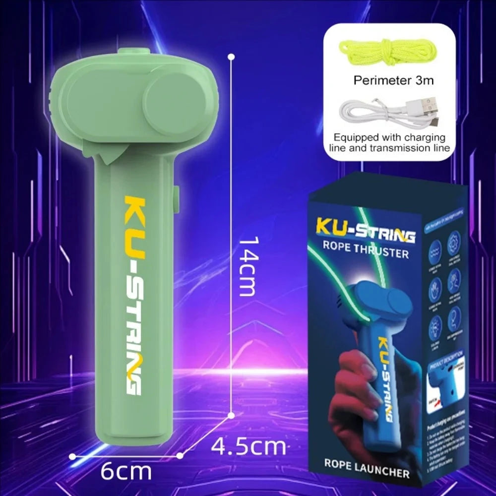 Glow-in-the-dark fun electric rope thruster children's outdoor new exotic decompression toys Creative toys for cats and pets Econic Blanks