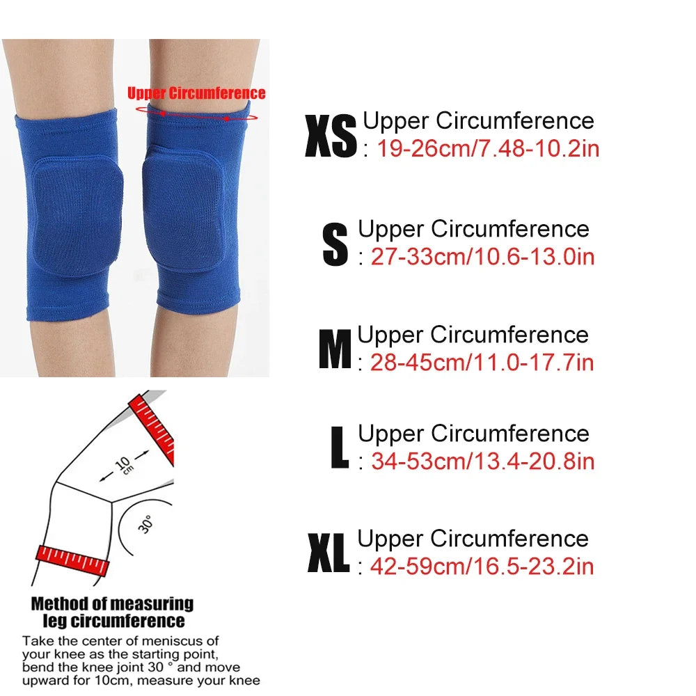 1Pair Sports Knee Pads for Men Women Kids Knees Protective,Knee Braces for Dance Yoga Volleyball Football Running Cycling Tennis Quick Pick Grocers