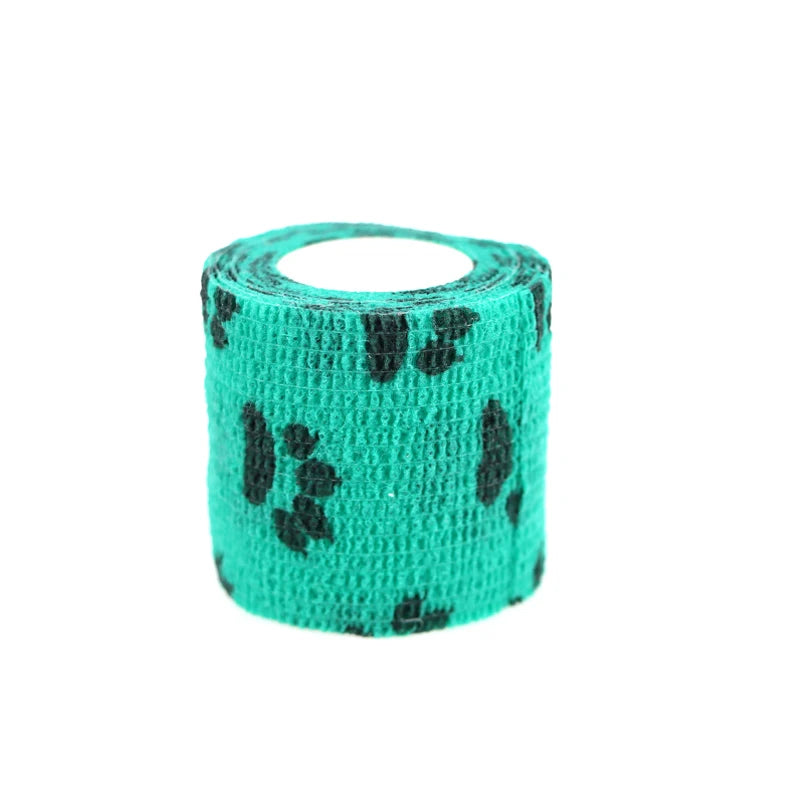 24 Rolls Elastic Bandage Self Adhesive Bandage Wrap Cohesive Tape Vet Wrap for Dog Cat Horse Pet Animals Ankle Sprains Quick Pick Grocers