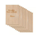 4Pcs/8pcs/15Pcs 6X4in/15X10cm Rectangle Unfinished Wood Sheets for Crafts House Aircraft Ship Boat Arts, DIY Wooden Econic Blanks