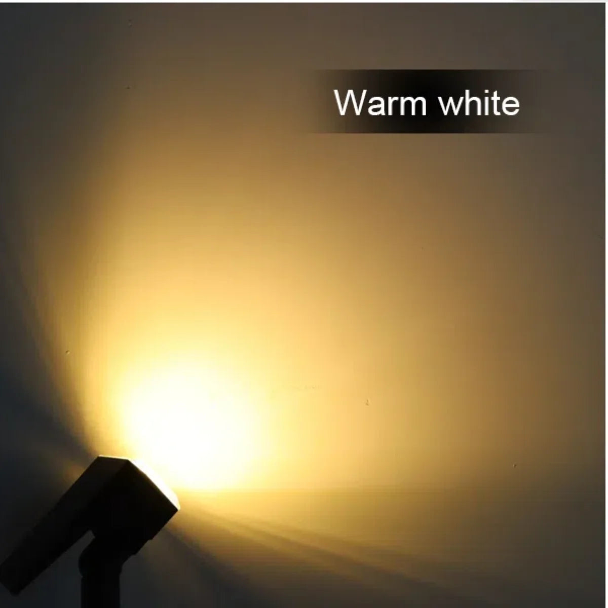 Built-in Large Capacity Battery 1200mAh LED Solar Floodlight Waterproof Spotlight Lamp Long Working Time For Garden Lawn Pathway Quick Pick Grocers