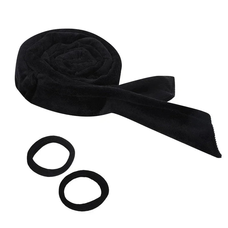 Heatless Curling Rod Headband No Heat Hair Curlers Ribbon Lazy Hair Rollers Silk Curls Sleeping Soft Headband Hair Styling Tools Quick Pick Grocers