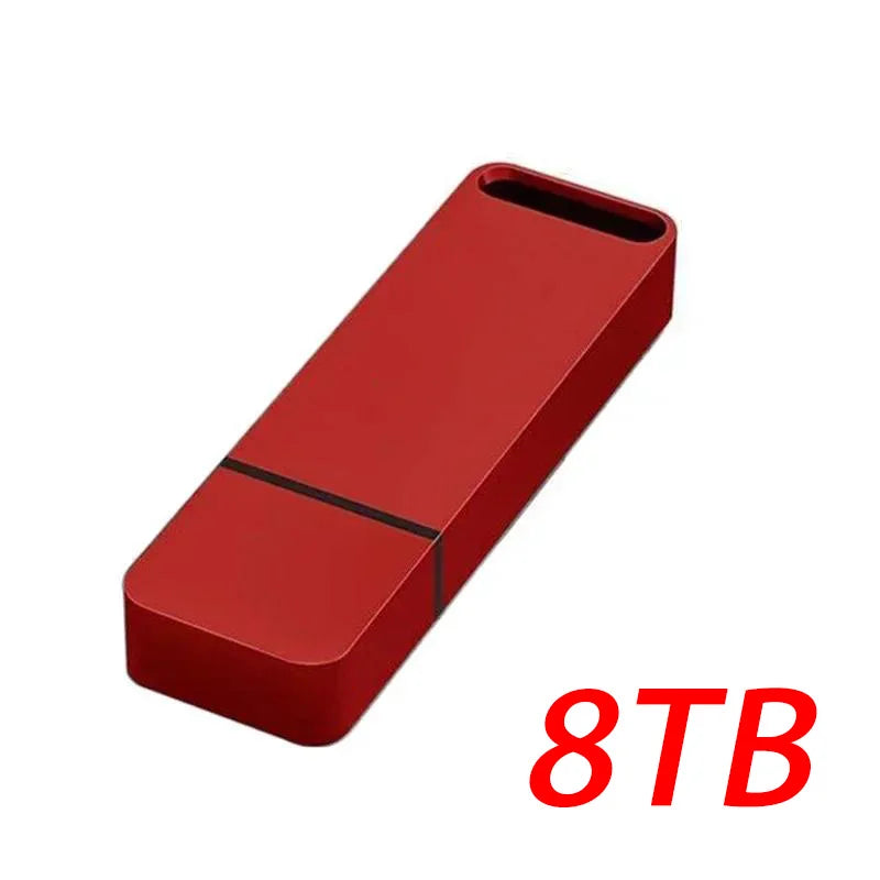 16TB 2TB USB Metal Flash Drive 8TB Large Capacity Portable Pendrive USB 3.0 High-Speed File Transfer Waterproof U Disk Universal Quick Pick Grocers
