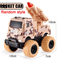 Pull Back Toy Car  Inertial Rotation Car Four-wheel Drive Off-road Vehicle SUV Racing Power Car Children's Toy CarGift Quick Pick Grocers