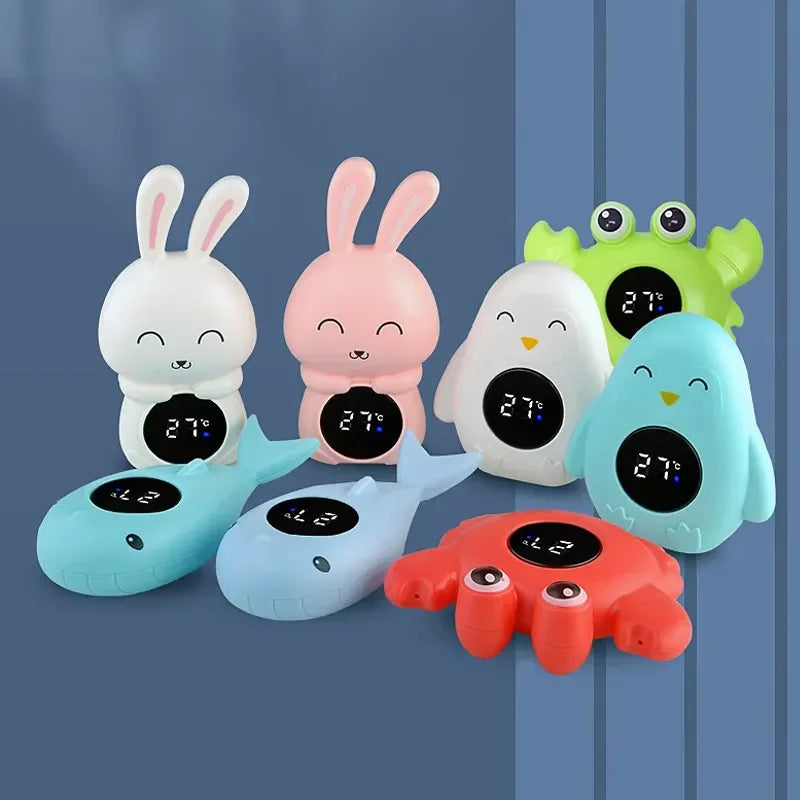 Baby Bath Temperature Meter Floating Digital Water Baby Bath Temperature Meter LED Display Temperature Tester Safety Cartoon Purest Peak