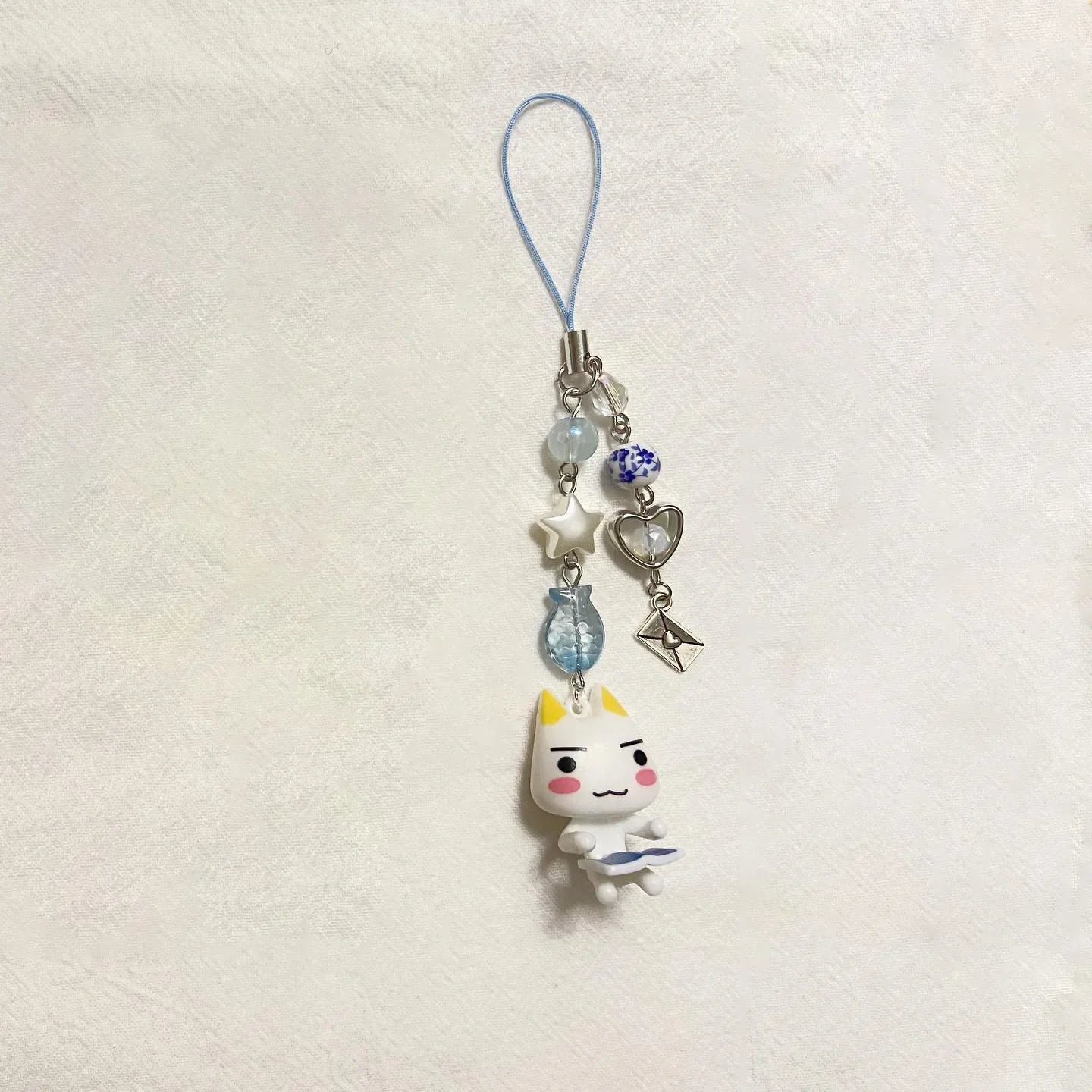 Toro inoue charms cute, anime, kawaii, aesthetic keychain Econic Blanks