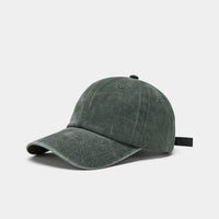 Sunscreen Water Washed MEN'S Baseball Cap with a Small Face, Retro Distressed and Versatile Trendy Duck Tongue Hat, MEN'S Big He Quick Pick Grocers