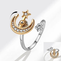 VENTFILLE 925 Sterling Silver Sunflower Diamond Zircon Rotatable Ring For Women Gift Relieve Stress Ring Jewelry Wholesale Quick Pick Grocers