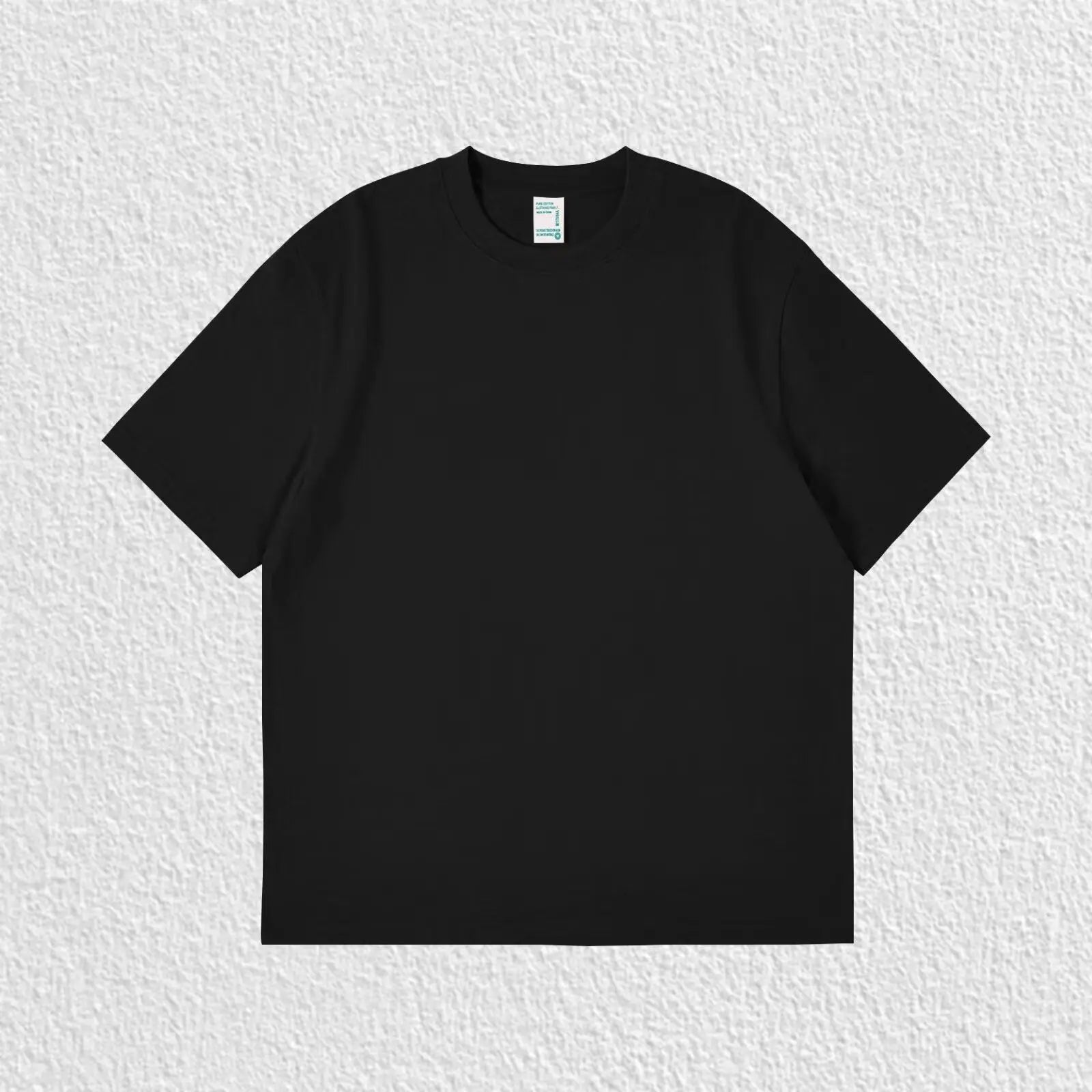 Pure White 260g Heavy T-shirt Men's Summer Pure Cotton Short-sleeved New Men's and Women's Streetwear Quick Pick Grocers