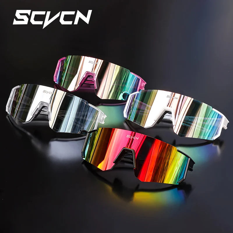 SCVCN Snow Sunglasses Hiking Eyewear Outdoor Cycling for Women Men MTB Bike Glasses Sports Mountain Cycling UV400 Skiing Goggles Quick Pick Grocers