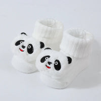 Cute Cartoon Doll Newborn Socks Spring New Baby Soft Solid Prewalker Knitted Sock For Girls Boys Infant Knitting Floor Socks Quick Pick Grocers
