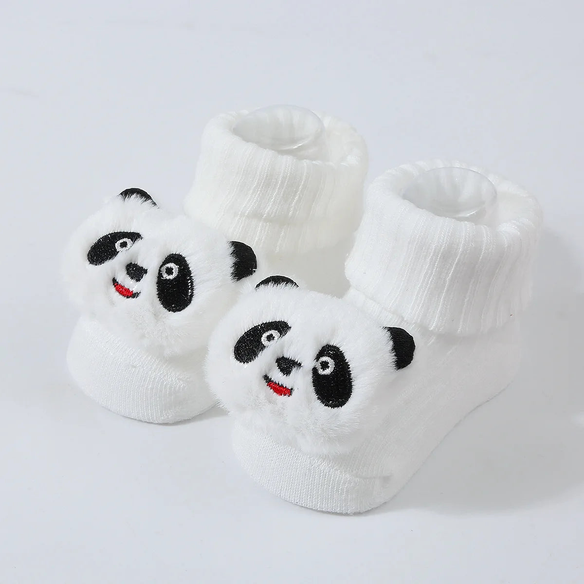 Cute Cartoon Doll Newborn Socks Spring New Baby Soft Solid Prewalker Knitted Sock For Girls Boys Infant Knitting Floor Socks Quick Pick Grocers
