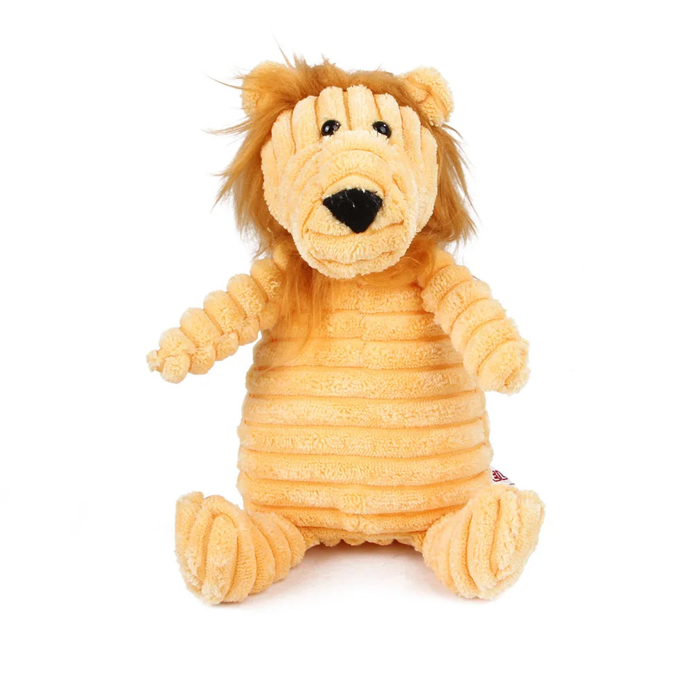 Pet Dog Molar Toy Vent Training Corduroy Monkey Pig Voice Plush Toy Dog Tooth Cleaning Supplie Dog Toys for Large Dogs Quick Pick Grocers