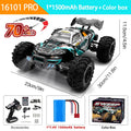 16103PRO 2.4GHz 70KM/H Professional RC Car: Brushless Motor, 1:16 Scale 4WD High-Speed Off-road Climbing Vehicle Wtith LED Light Econic Blanks