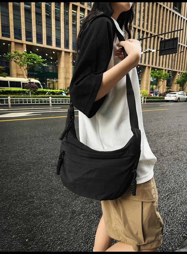 Nylon Shoulder Bag New High Capacity Women's Crossbody Messenger Bag Leisure Versatile purses and handbags Totes Hobos Bag Quick Pick Grocers