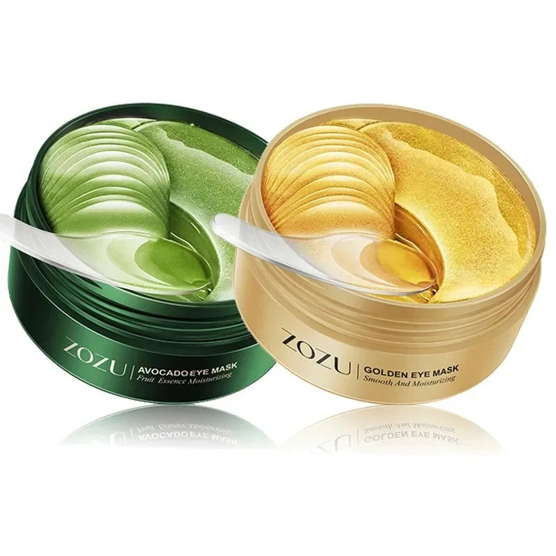 60PCS/120 PCS Eye Mask Avocado Gold Moisturize Firming Improve Eye Bags Eye Patches Anti Wrinkle Eye Patches for Dark Circles Quick Pick Grocers