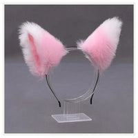 Lolita Animal Cat Fox Ear Hair Hoops Cosplay Girls Halloween Anime Headbands Headwear Hair Accessories Quick Pick Grocers