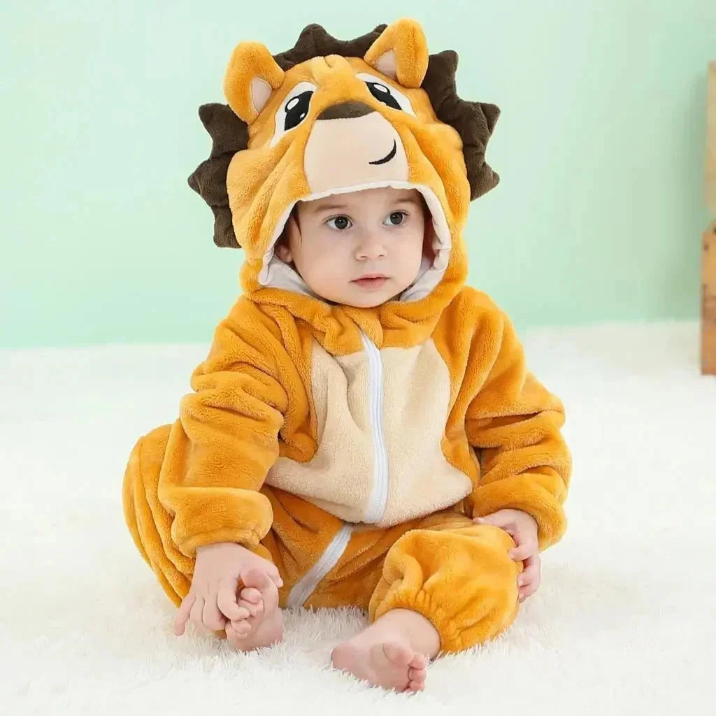 0 1 2 3 4 Years Kigurumi Pajamas for Toddler Baby Clothes Children Outfits Infant Dinosaur Unicorn Cat Robbit Cosplay Costumes Econic Blanks