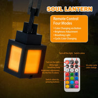 2026 Pixel Style Night Light Portable Lantern Tabletop Ornament 16 Colors RGB Remote DIY Interior Decoration Atmosphere Light Quick Pick Grocers