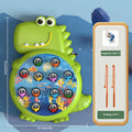 Dinosaur Simple Magnetic Fishing Toys Play Rod Game Toys for Children Baby Montessori with Rod Kids Educational No Rotating Gift Econic Blanks