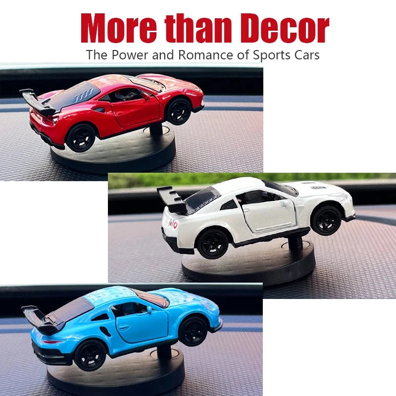 Drift Car dashboard toy model swing turning cool sports race auto ornaments interior accessories decor items fun decorations men Econic Blanks