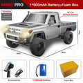 ZWN 1:12 Full Scale RC CAR MN82 Upgraded MN82 PRO Controllable Headlights 2.4G 4WD Off-Road Car Pick Up Truck Toy for Kids Gifts Econic Blanks