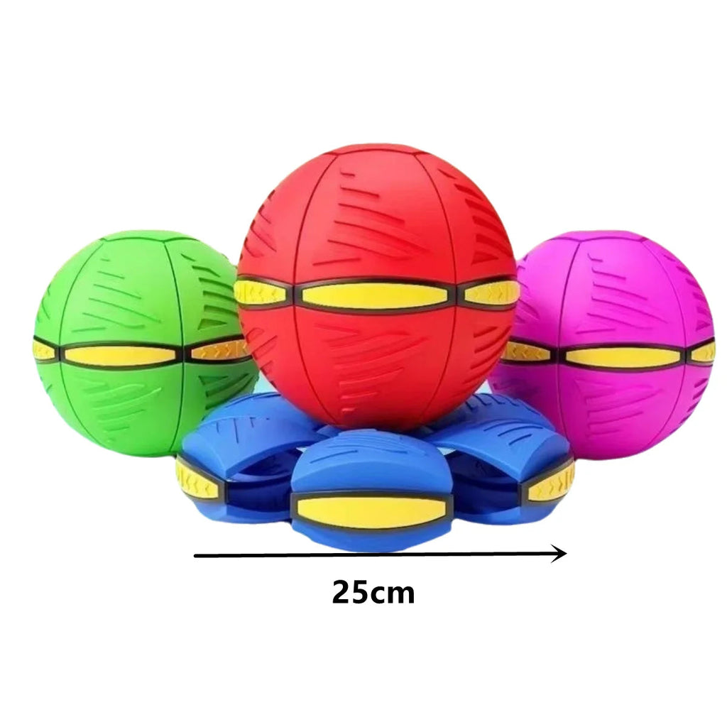 Blue Flying Saucer Ball Outdoor Parent Children Toy Foot Magic Deformation Foot Pressure Decompression Vent Ball Quick Pick Grocers