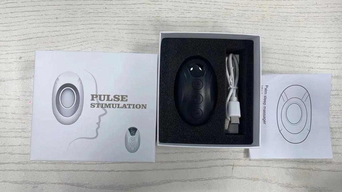 Handheld 20 Levels EMS Sleep Aid Relaxation Treatment Microcurrent Pulse Hypnosis Device Insomnia Quick Pick Grocers