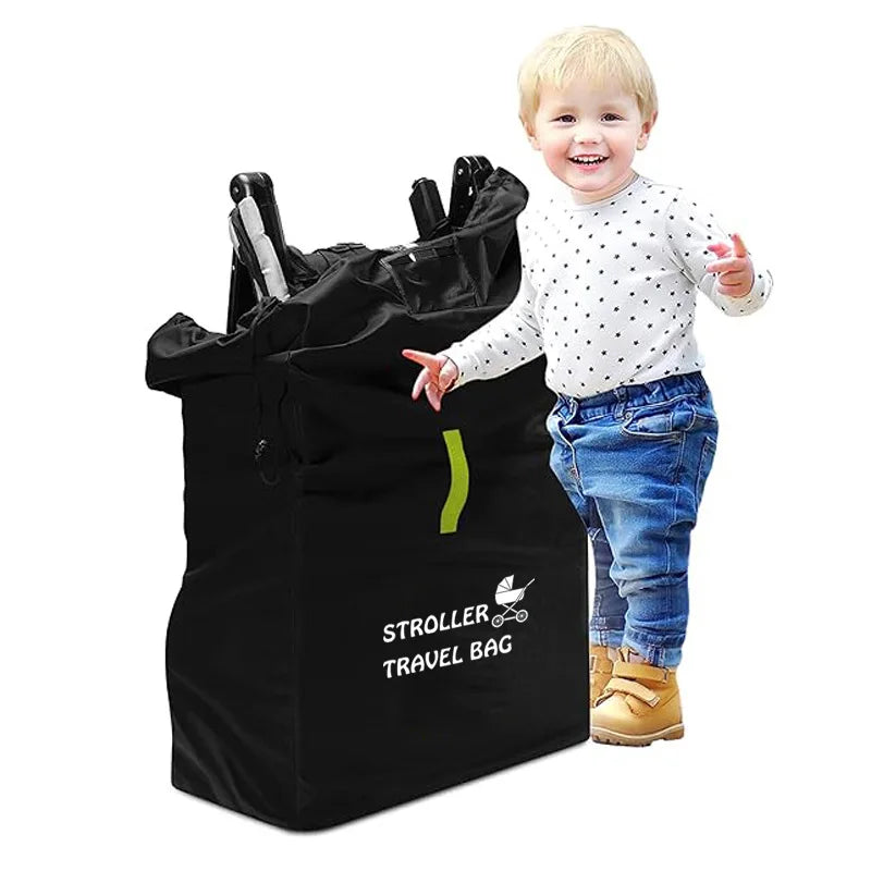 Baby Stroller Travel Bag with Shoulder Belt Pram  Universal Dust Bag Organizer Kindergarten Carts Accessories Walker Cribs Bags Purest Peak