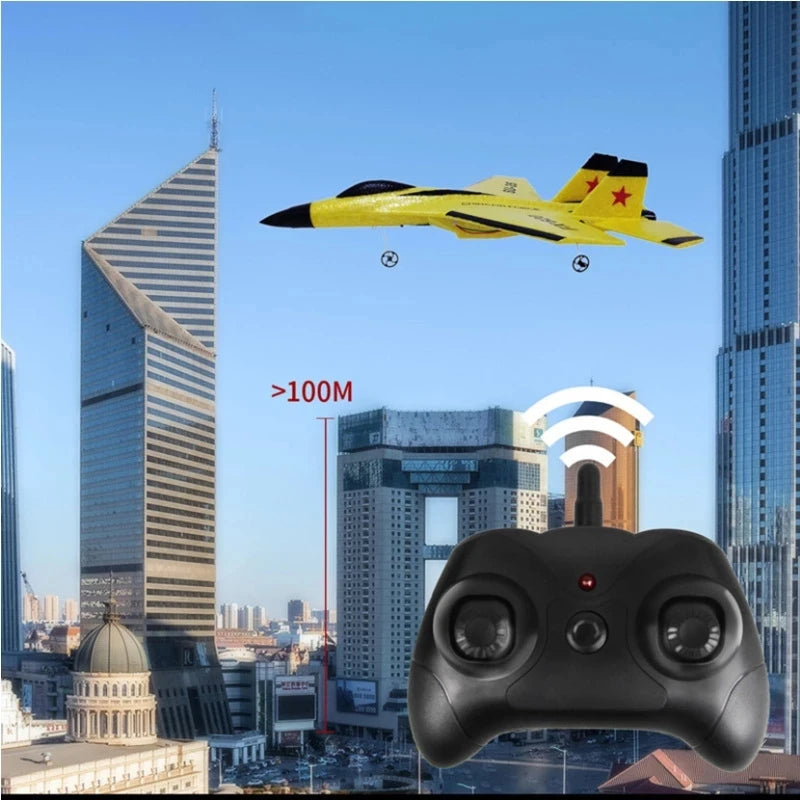SU35 RC Plane FX620 FX820 2.4G Remote Control Flying Model Glider Airplane With LED Lights Aircraft Foam Toys For Children Gifts Econic Blanks