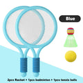 Racket Tennis for Children Outdoor Sports Badminton Racket Kindergarten Toy Set for 3-12years Old Badminton Sets Quick Pick Grocers