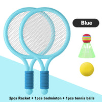 Racket Tennis for Children Outdoor Sports Badminton Racket Kindergarten Toy Set for 3-12years Old Badminton Sets Quick Pick Grocers