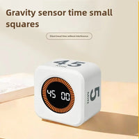 Productivity Timer Cube Timer Gravity Sensor LED Display 4Preset Productivity Time Kid Time Management Kitchen Tools Accessories Quick Pick Grocers