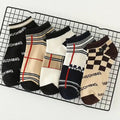 5/10pcs Men's Thin Breathable Low-Cut Socks - Anti-Odor, Moisture-Wicking, Lightweight, Comfortable & Versatile for Daily Wear Quick Pick Grocers