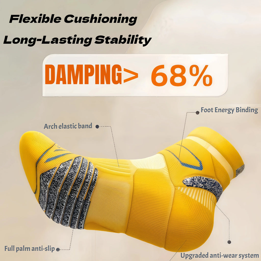 Professional Marathon Running Socks Men Thick Towel Bottom Sports Cycling Basketball Socks Odor Prevention Sweat Absorption Quick Pick Grocers