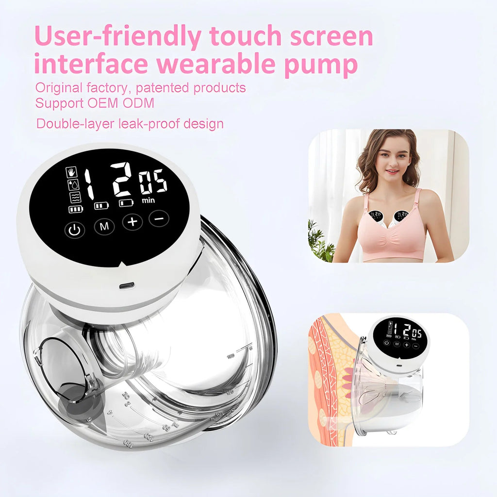 USB Wearable Breast Pump Breast Milk Milking and Milking Machine Mother&Baby Supplies Breast Pump Electric Automatic Breast Pump Purest Peak