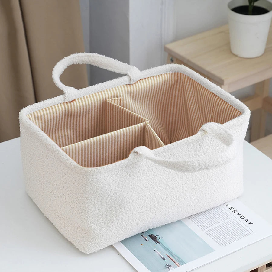 Travel Portable Mommy Bag Diaper Bag Feeding Bottle Storage Handbag Multifunctional Baby Products Organizer Basket Purest Peak