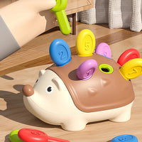 Children's educational puzzle toy featuring stuffed hedgehog, with number matching and assembly features Quick Pick Grocers