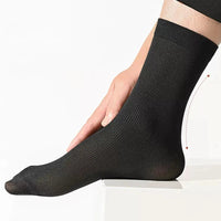 Men Ice Silk Socks Summer Spring Ultra-thin Socks Solid Business Socks Breathable Soft Socks Ankle Bamboo Fiber Socks Quick Pick Grocers