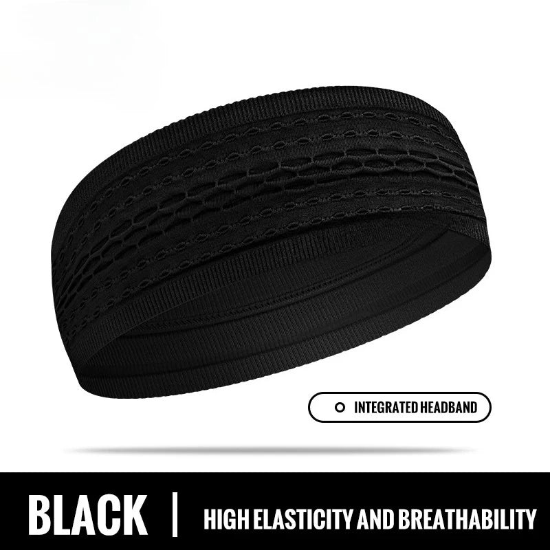 1PC Non-Slip Sport Headbands Moisture Wicking Workout Sweatband for Men & Women Fitness Running Cycling Football Yoga Hairband Quick Pick Grocers