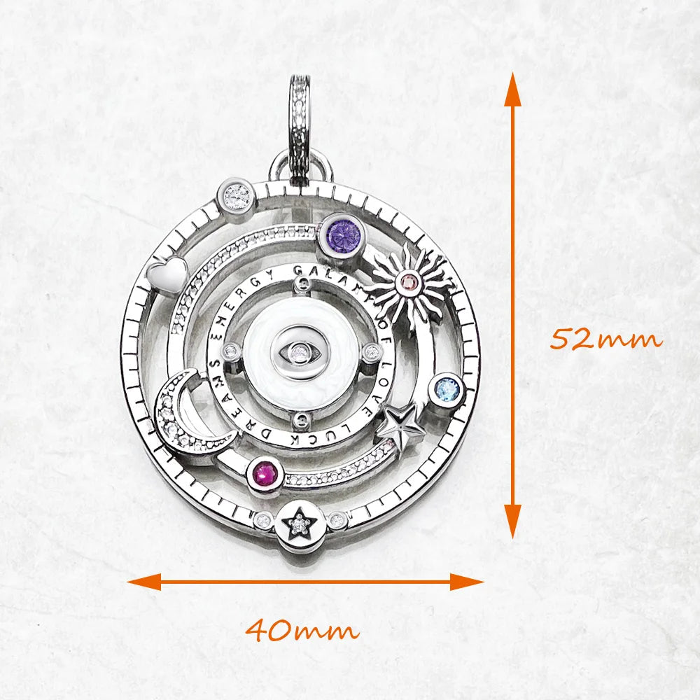 Pendant Cosmic Design Talismans Amulet Brand New Fine Jewelry 925 Sterling Silver Accessories Vintage Lucky Gift For Woman Men Quick Pick Grocers