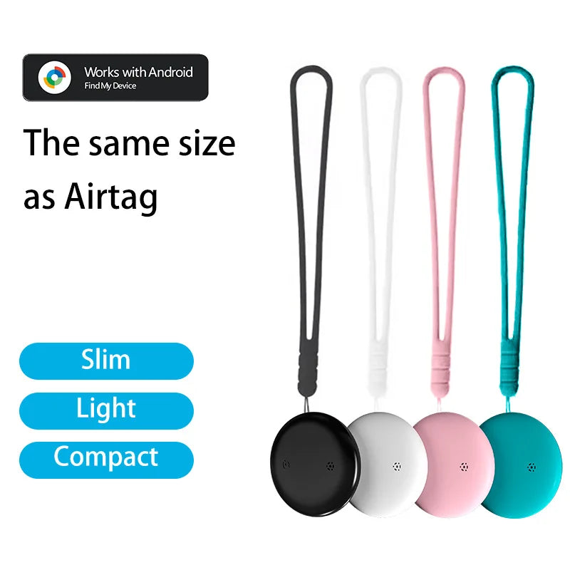 Smart GPS Tracker Mini Tag for Google Find My APP Anti Lost Reminder Device Android Locator Car Key Pet Kids Finder Quick Pick Grocers