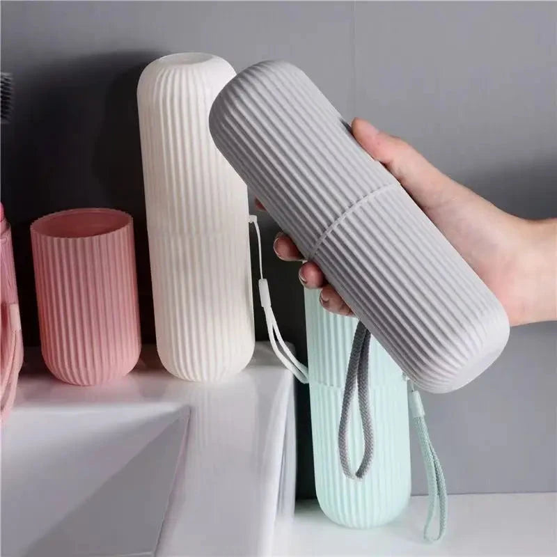 Portable Toothpaste Toothbrush Protect Holder Case Travel Camping Storage Box Organizer Travel Toiletries Storage Cup New Creat Econic Blanks