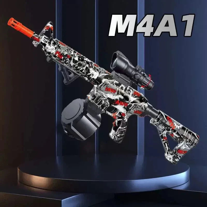 M416 Gun Toy Outdoor Electric Blaster Shooting Sport Gel Bullet Shoot Summer Water Ball Toys For Interactive Parent Child Game Econic Blanks